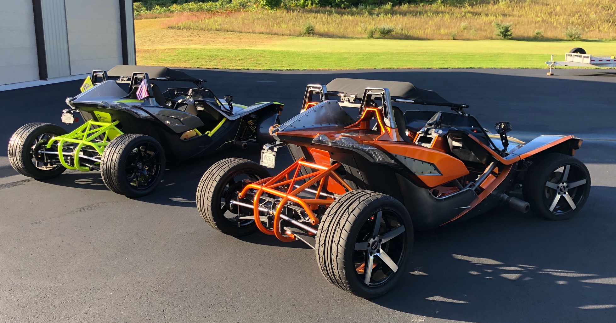 Trakhamr Four Wheel Conversion For The Polaris Slingshot